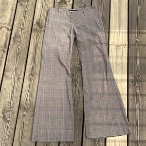 lowrise plaid pants